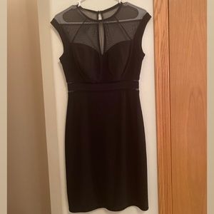 Nightway see through black dress (M)